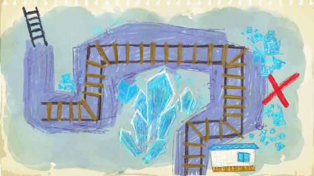 Pok�mon Pokopia DLC 1 Cuenca Coralina - Imagen del dibujo del mapa del tesoro n� 4