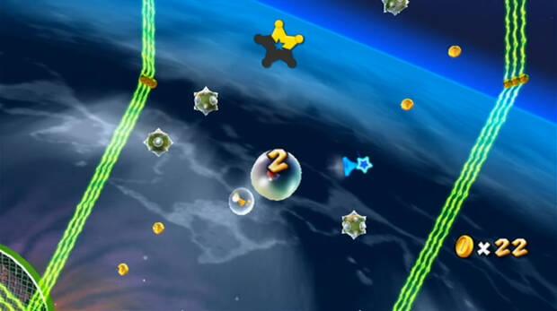 Viaje burbujil electroinfernal al 100% en Super Mario Galaxy 01