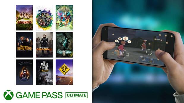 Nuevos juegos con controles tctiles en Xbox Game Pass Ultimate.