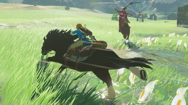 The Legend of Zelda: Breath of the Wild se ve espectacular en la pantalla de Switch.
