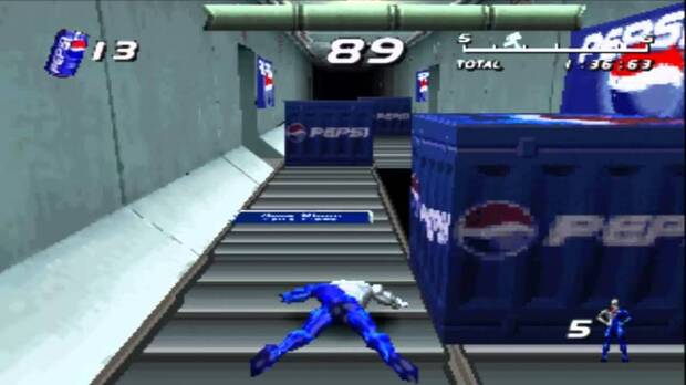 As era Pepsiman, el  llamativo juego publicitario para PS One