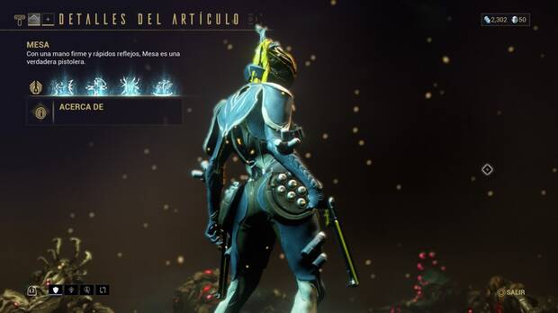 Cómo conseguir gratis al Warframe Mesa y requisitos de fabricación