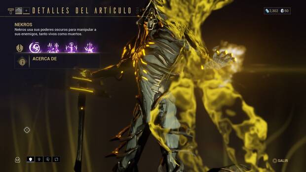 Cómo conseguir gratis al Warframe Nekros y requisitos de fabricación
