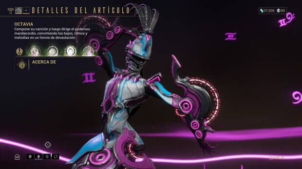 Cómo conseguir gratis al Warframe Octavia y requisitos de fabricación