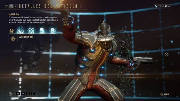 Cómo conseguir gratis al Warframe Vauban y requisitos de fabricación