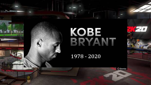 kobe bryant nba 2k20 homenaje