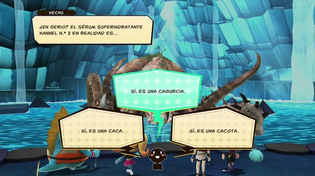 La traducción es impecable y la principal culpable de muchas de nuestras carcajadas.