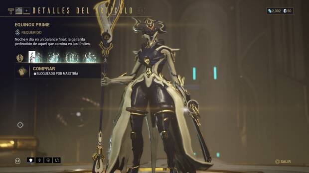 Warframe - Guia de Warframes Prime: Equinox Prime