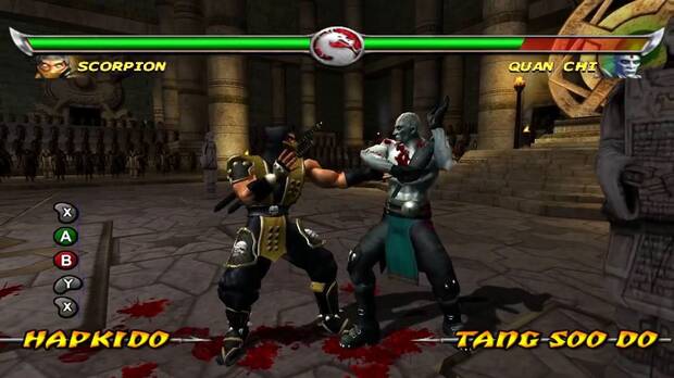 Los gr�ficos de 128 bits ya permit�an m�s virguer�as gr�ficas, y Deadly Alliance traslad� la est�tica cl�sica a las 3D mejor que MK4.
