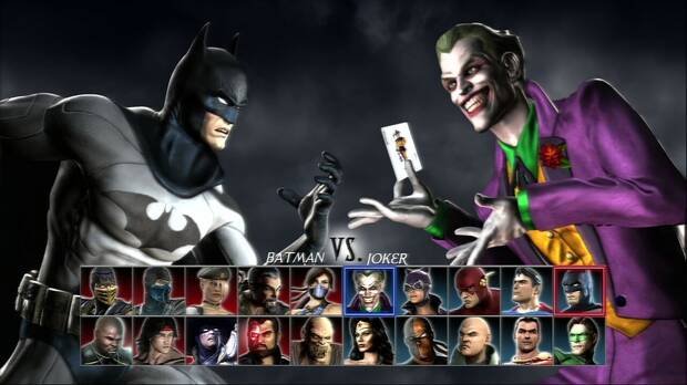 El carisma de los personajes de DC Comics se comi� a los luchadores de Mortal Kombat. Por fin un buen juego en el que controlar a Batman, Wonder Woman, Superman o Joker.