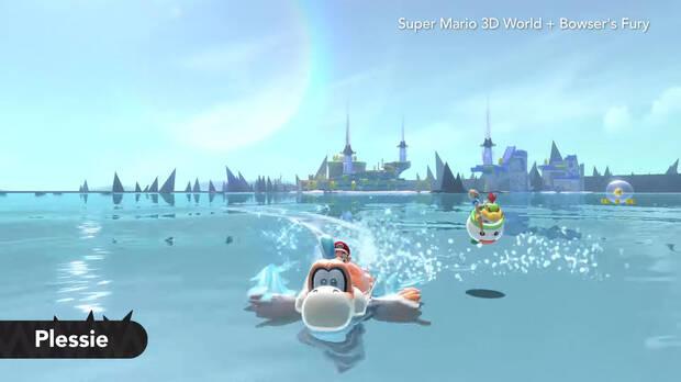 Super Mario 3D World Switch mar de los zarpazos