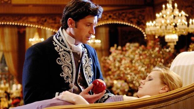 Patrick Dempsey en Encantada con Amy Adams