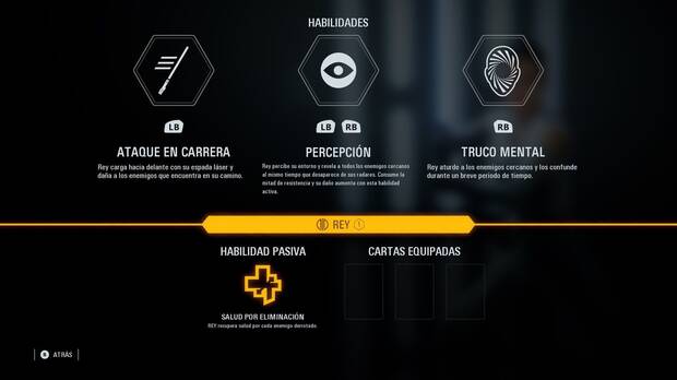 Rey - Habilidades