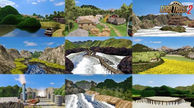 Extreme Roads Maps, uno de los mejores mods de mapas de Euro Truck Simulator 2.