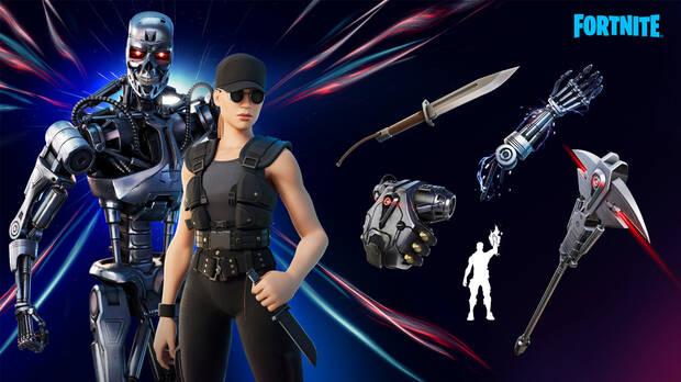 Fortnite: Terminator T-800 and Sarah Connor - Contenidos