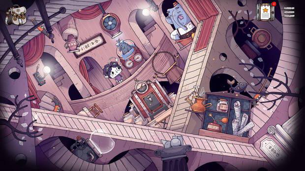 Los escenarios de 'TOHU' son una gozada: están cargados de detalles y a veces se permiten cosas como la de este nivel.