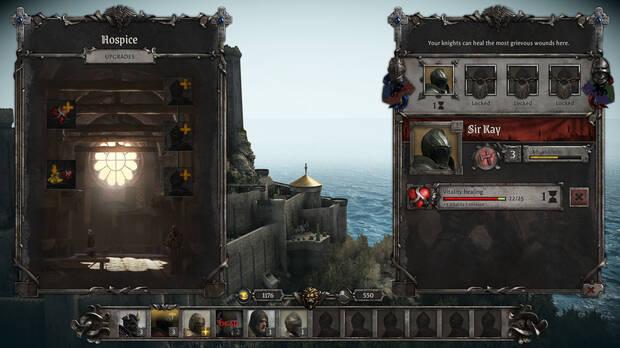 Adem�s de los combates tambi�n tendremos que realizar tareas de gesti�n e incluso reconstruir Camelot.
