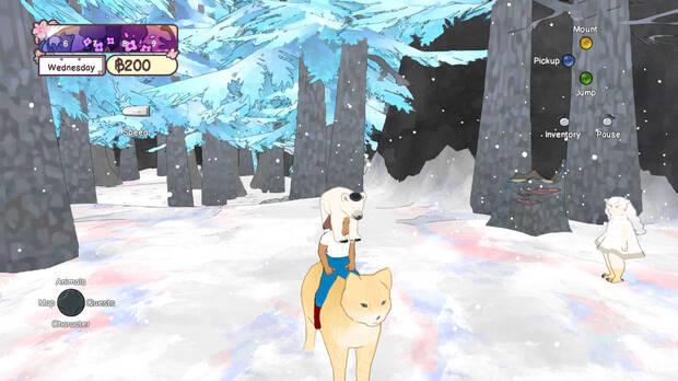Puedes ir montada en un gato gigante mientras llevas un oso polar beb� con boina en la cabeza, lo que ayuda a perdonar los fallos del juego.