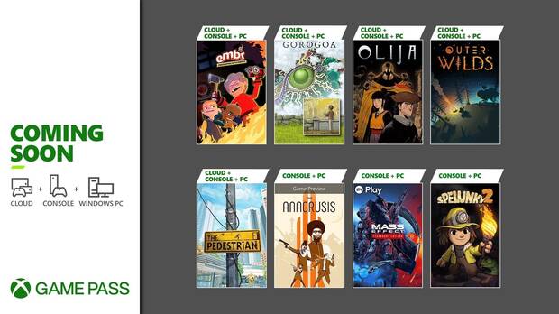 Novedades Xbox Game Pass enero 2022