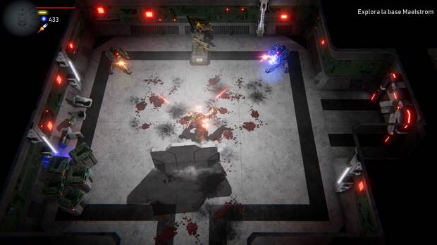 'Blackwind' tiene alma arcade, aunque también podemos ver influencias de otros géneros para dar un respiro entre tantos tiros.
