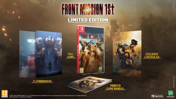 Front Mission 1st: Remake edicin fsica limitada de Nintendo Switch el 30 de marzo