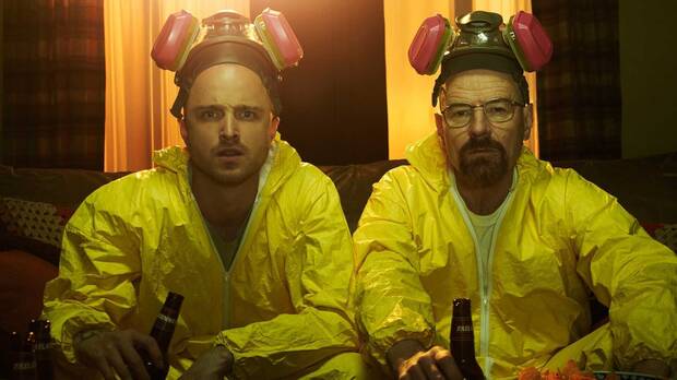 Las mejores series de Netflix: Bryan Cranston y Aaron Paul en Breaking Bad