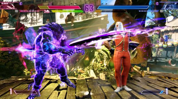 Street Fighter 6 combate entre Blanka y JP oficial vdeo de Capcom