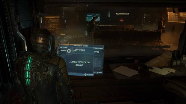 Dead Space Remake - Capítulo 1: Cargar informe de daños en la sala de vuelo