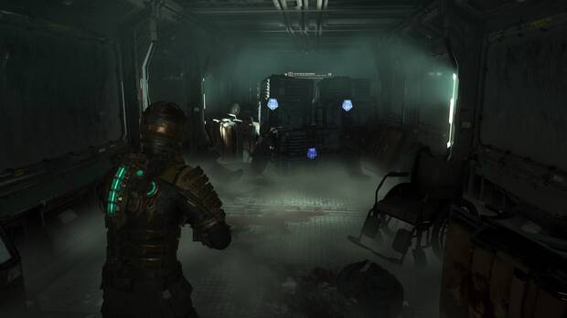 Dead Space Remake - Capítulo 2: Bloqueo de cajas en el pasillo a la estación de seguridad