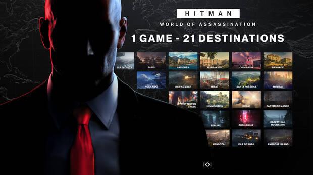 Hitman World of Assassination: Contenidos