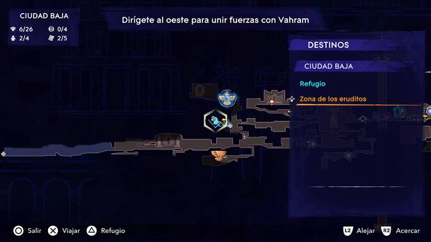 Prince of Persia: The Lost Crown - Localización de la primera estatua de viaje rápido