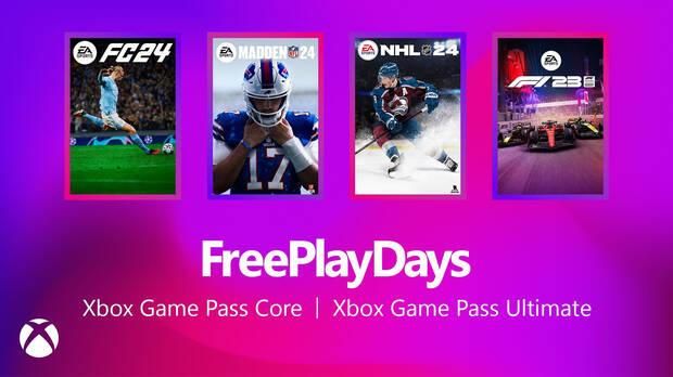 Free Play Days de Xbox Game Pass Core de esta semana.