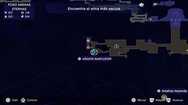 Guía de Prince of Persia: The Lost Crown - Localización en el mapa del pico de Athra Alma de Gilgamesh