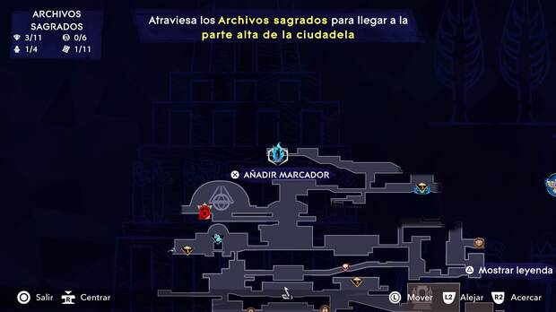 Guía de Prince of Persia: The Lost Crown - Localización en el mapa del pico de Athra Espíritu de Shahbaz