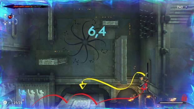 Prince of Persia: The Lost Crown - Solución al puzle de la segunda sala secreta, movimientos primera copia