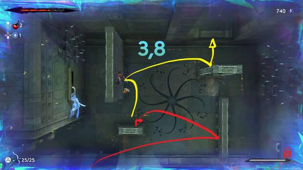 Prince of Persia: The Lost Crown - Solución al puzle de la segunda sala secreta, movimientos tercera copia