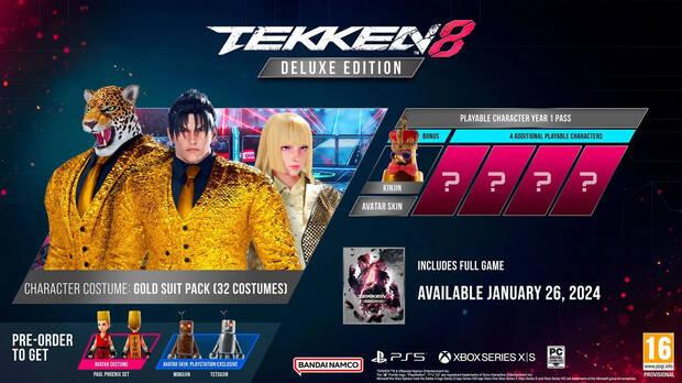 Todas las ediciones de Tekken 8 disponibles en formato fsico y distribucin digital