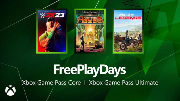 Juegos gratis de esta semana en Free Play Days de Xbox.