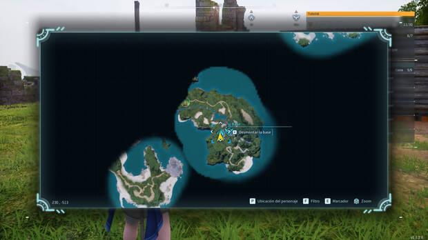 Palworld - Opción desmontar una Caja Pal desde el mapa
