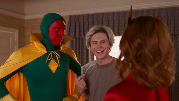 Marvel - Quicksilver en Bruja Escarlata y Visi�n