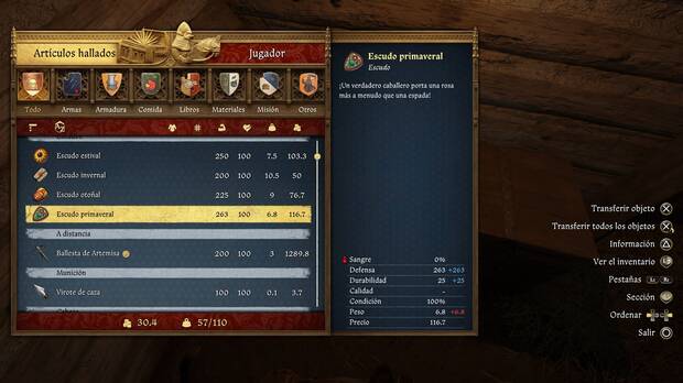 Kingdom Come: Deliverance 2 - Guardar objetos del inventario en un baúl de tu propiedad