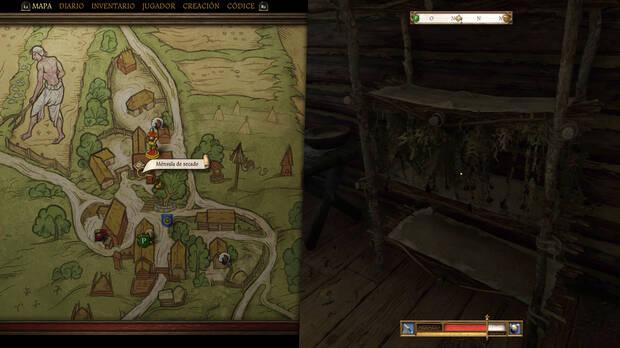 Kingdom Come: Deliverance 2 - Utilizar ménsulas de secado para conservar alimentos más tiempo