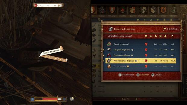 Kingdom Come: Deliverance 2 - Cómo reparar objetos con enseres