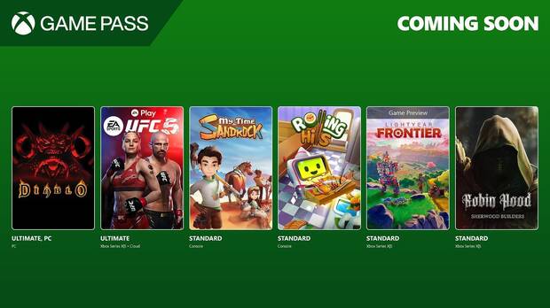 Xbox Game Pass juegos gratis enero 2025 anunciados incluyen Diablo