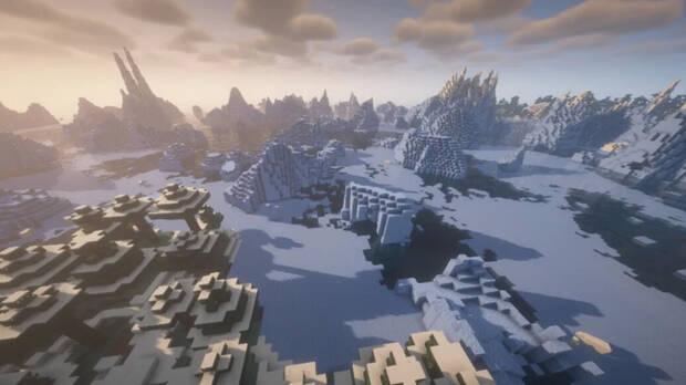 Mejores semillas de Minecraft - El mundo congelado