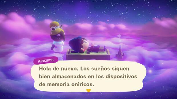 Puede crear islas oníricas en sueños, algo así como una especie de modo libre.