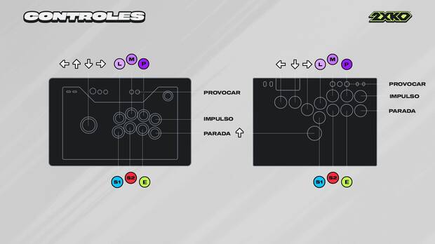 2XKO - Controles de un control universal
