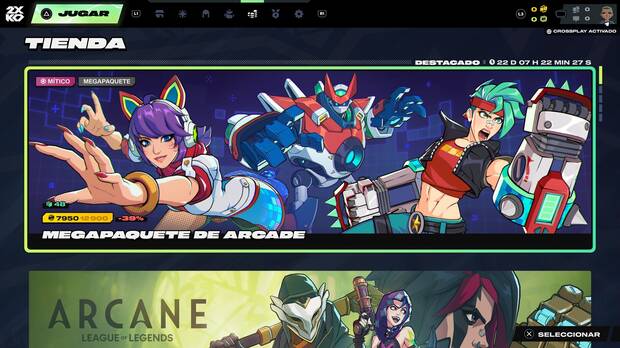 2XKO - Comprar megapaquetes con skins y sets de aspectos en la tienda del juego