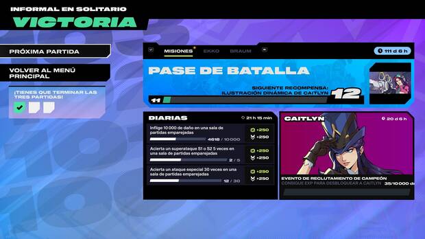 2XKO - Conseguir cr�ditos al jugar partidas