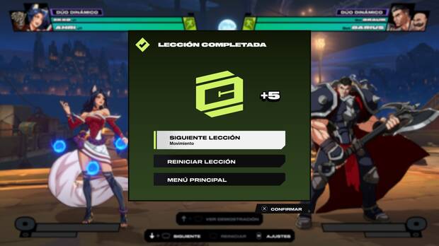 2XKO - Conseguir cr�ditos completando tutoriales y lecciones